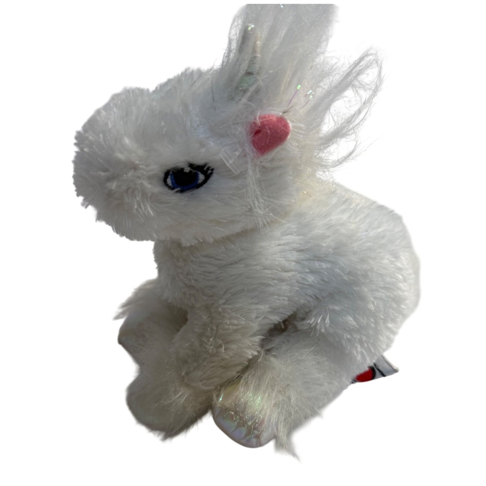 Retired Ganz Webkinz Lil Kinz Unicorn Plush 7 inch y2k HS069 horse